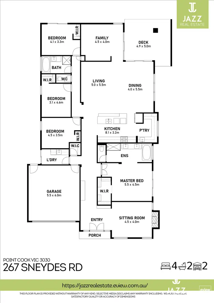 Floorplan of Homely house listing, 267 Sneydes Road, Point Cook VIC 3030