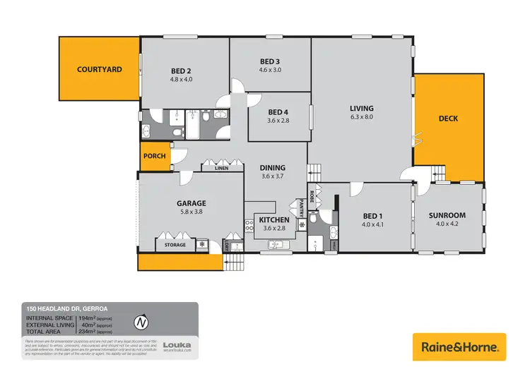 Floorplan of Homely house listing, 150 Headland Drive, Gerroa NSW 2534