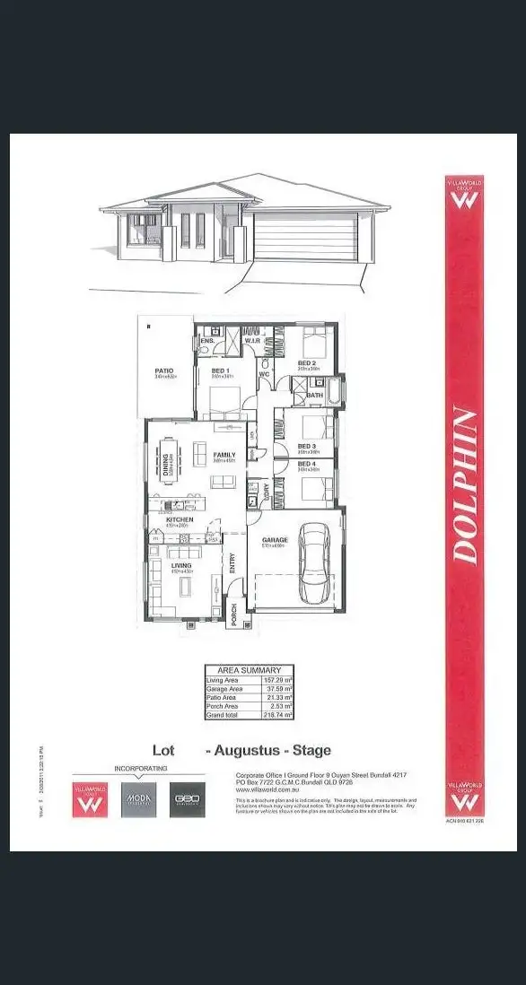 Floorplan of Homely house listing, 15 Oxley Circuit, Urraween QLD 4655