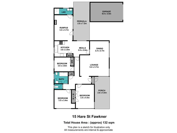 Floorplan of Homely house listing, 15 Hare Street, Fawkner VIC 3060