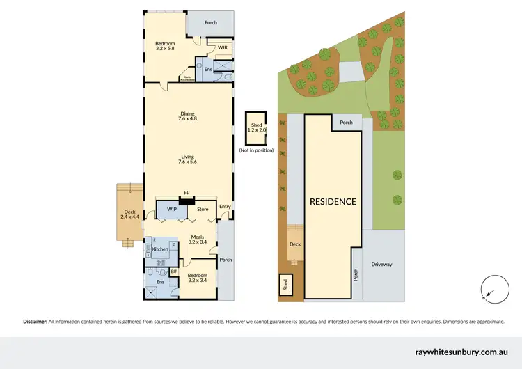 Floorplan of Homely house listing, 17A Urquhart Street, Woodend VIC 3442