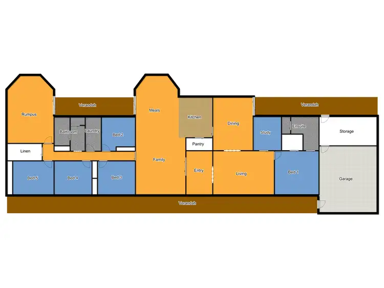 Floorplan of Homely house listing, 74 Hennessy Drive, Dubbo NSW 2830