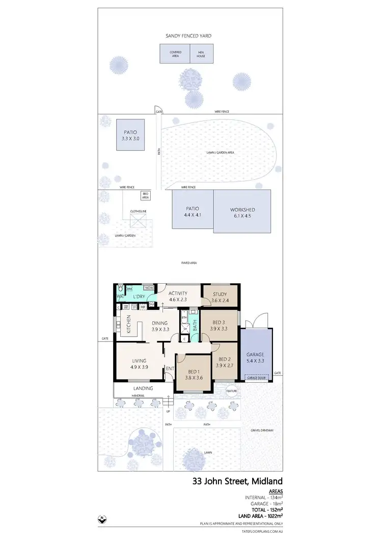 Floorplan of Homely house listing, 33 John Street, Midland WA 6056