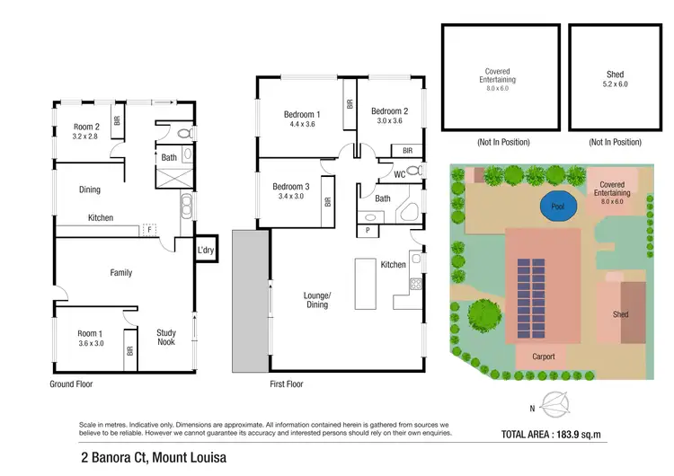 Floorplan of Homely house listing, 2 Banora Court, Mount Louisa QLD 4814