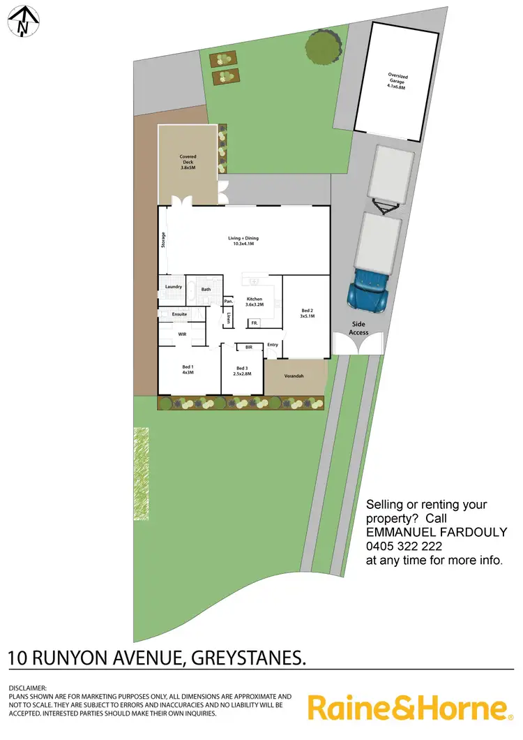 Floorplan of Homely house listing, 10 Runyon Ave, Greystanes NSW 2145