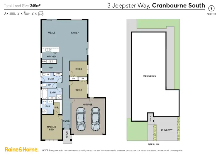 Floorplan of Homely house listing, 3 Jeepster Way, Cranbourne South VIC 3977
