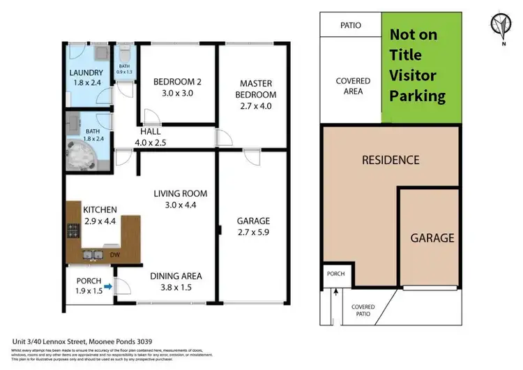 Floorplan of Homely house listing, 3/40 Lennox Street, Moonee Ponds VIC 3039
