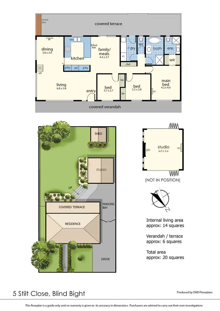 Floorplan of Homely house listing, 5 Stilt Close, Blind Bight VIC 3980