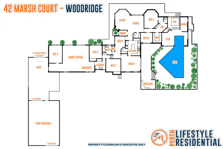 Floorplan of Homely house listing, 42 Marsh Court, Woodridge WA 6041