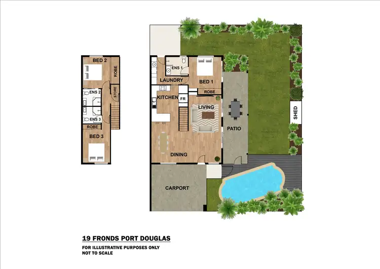 Floorplan of Homely townhouse listing, 19/33 Nautilus Street, Port Douglas QLD 4877
