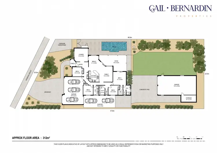 Floorplan of Homely house listing, 10 Wivenhoe Circuit, Narangba QLD 4504