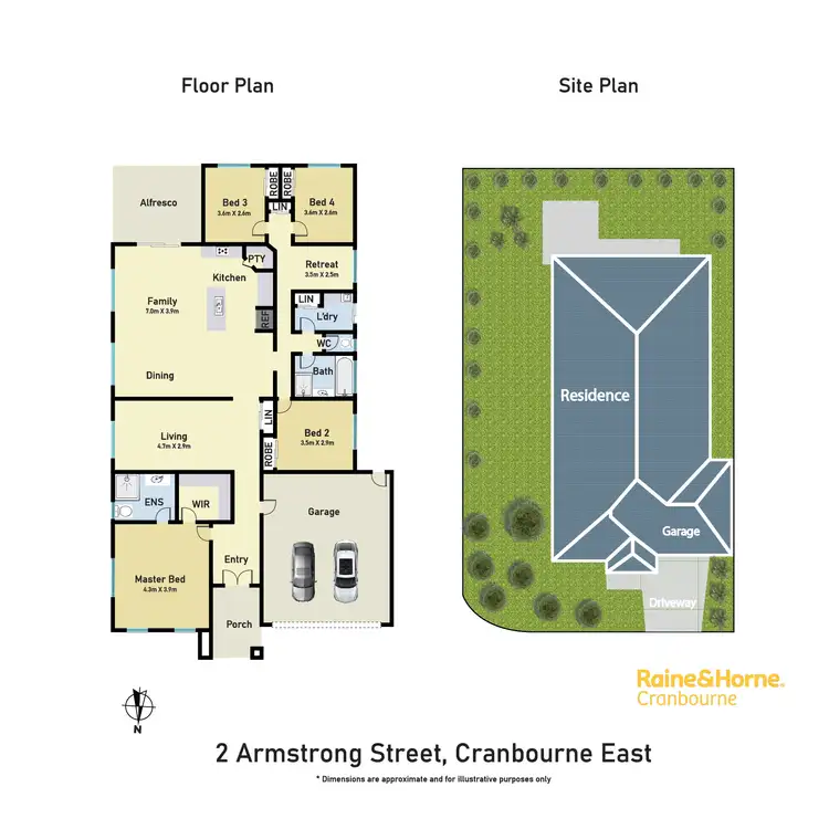 Floorplan of Homely house listing, 2 Armstrong Street, Cranbourne East VIC 3977