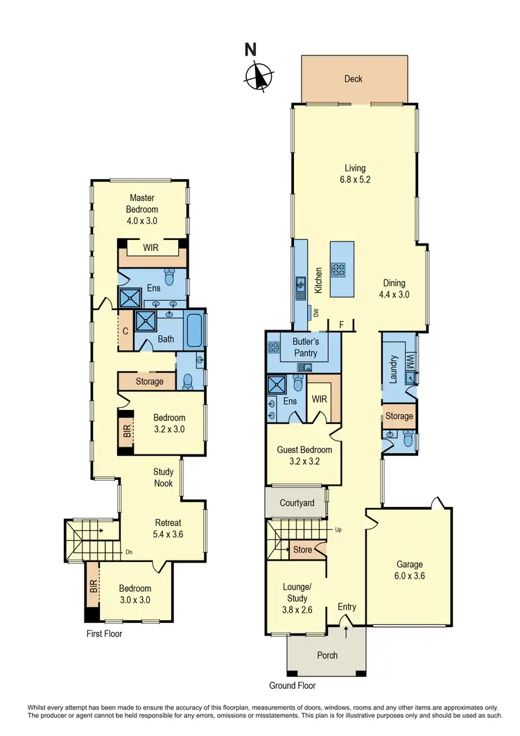 Floorplan of Homely townhouse listing, 18A Keiller Avenue, Parkdale VIC 3195
