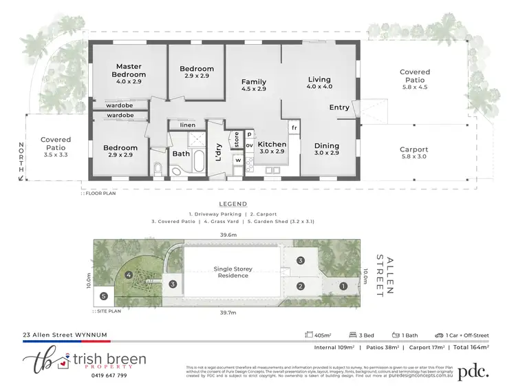 Floorplan of Homely house listing, 23 Allen Street, Wynnum QLD 4178