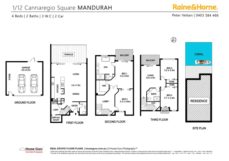 Floorplan of Homely apartment listing, 1/12 Cannaregio Square, Mandurah WA 6210