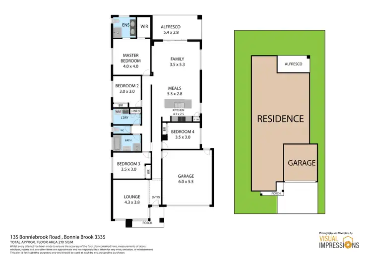 Floorplan of Homely house listing, 135 Bonniebrook Road, Bonnie Brook VIC 3335