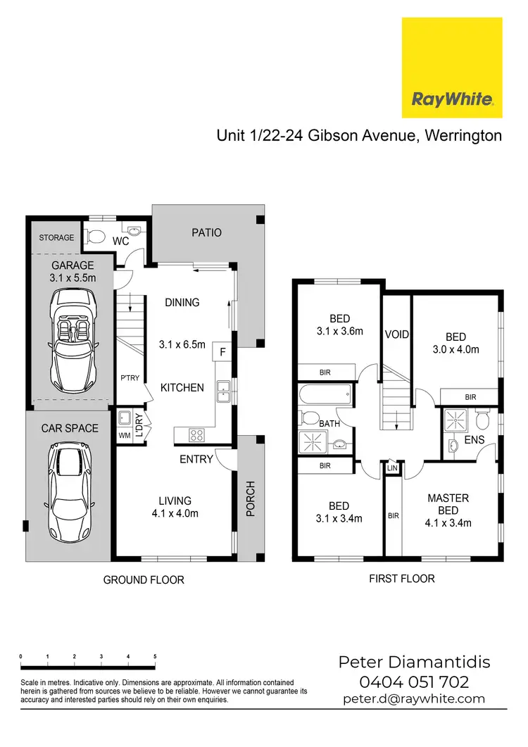 Floorplan of Homely townhouse listing, 10/22-24 Gibson Avenue, Werrington NSW 2747