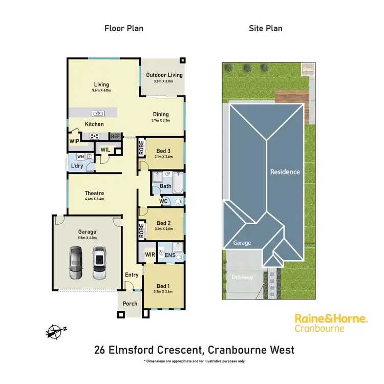 Floorplan of Homely house listing, 26 Elmsford Crescent, Cranbourne West VIC 3977