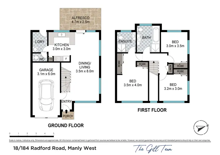 Floorplan of Homely townhouse listing, 18/184 Radford Road, Manly West QLD 4179