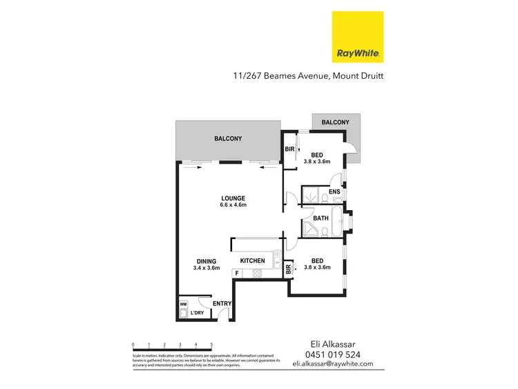 Floorplan of Homely unit listing, 11/267-269 Beams avenue, Mount Druitt NSW 2770