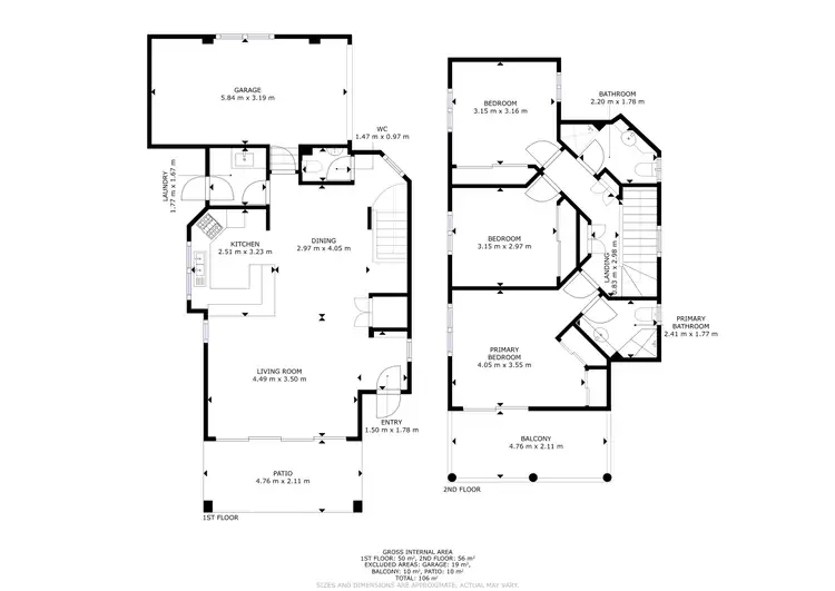 Floorplan of Homely townhouse listing, 3/24 Dulwich Road, Yeronga QLD 4104