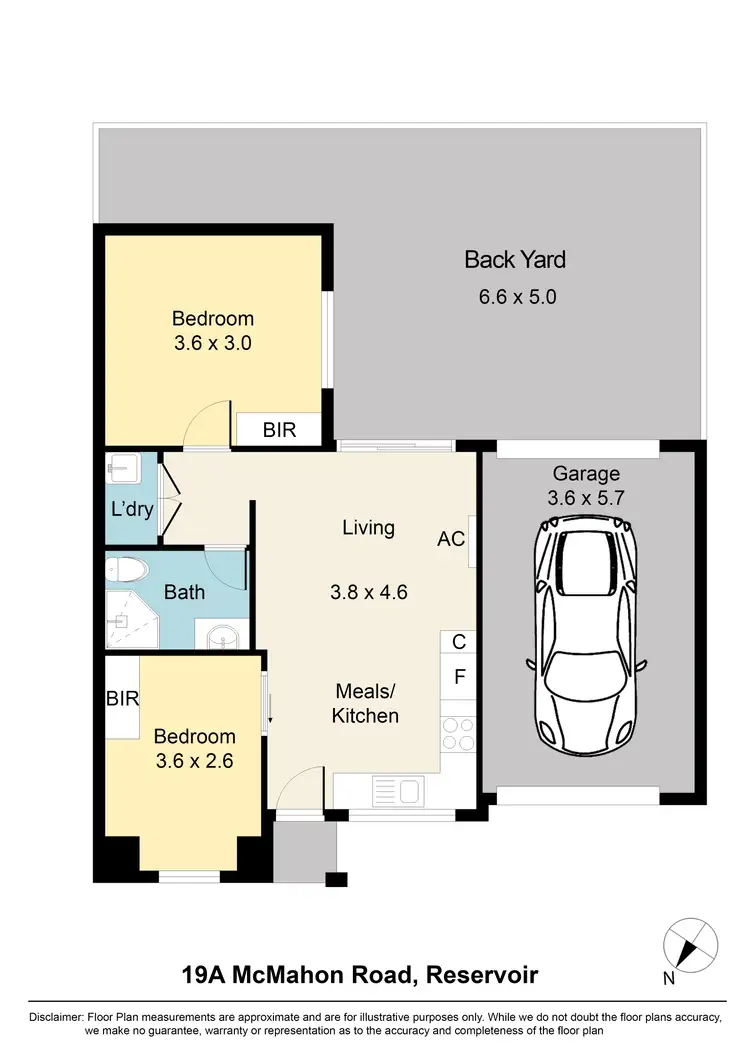 Floorplan of Homely house listing, 19A McMahon Road, Reservoir VIC 3073