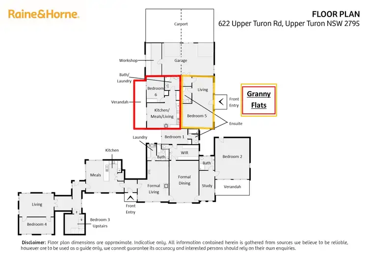 Floorplan of Homely rural property listing, 622 Upper Turon Road, Upper Turon NSW 2795