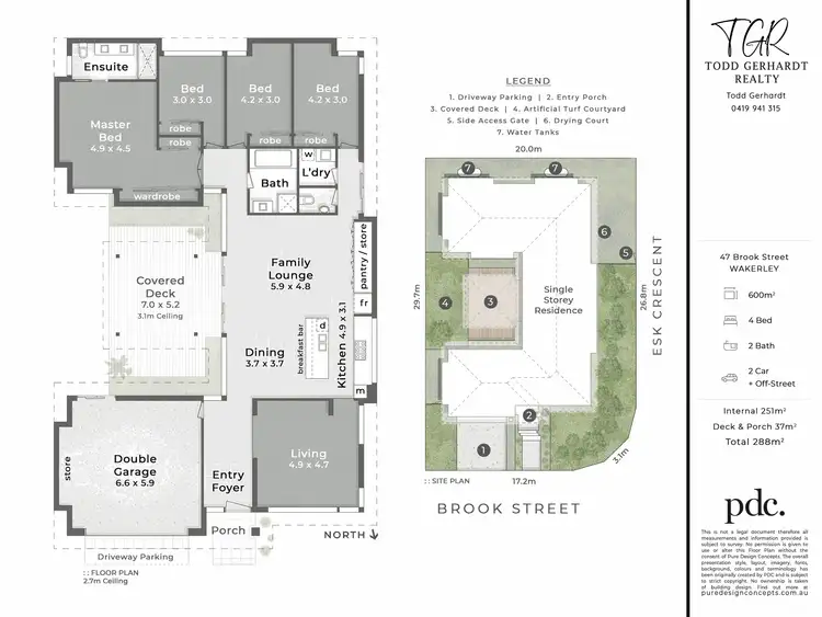 Floorplan of Homely house listing, 47 Brook Street, Wakerley QLD 4154