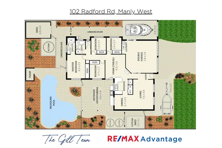 Floorplan of Homely house listing, 102 Radford Road, Manly West QLD 4179