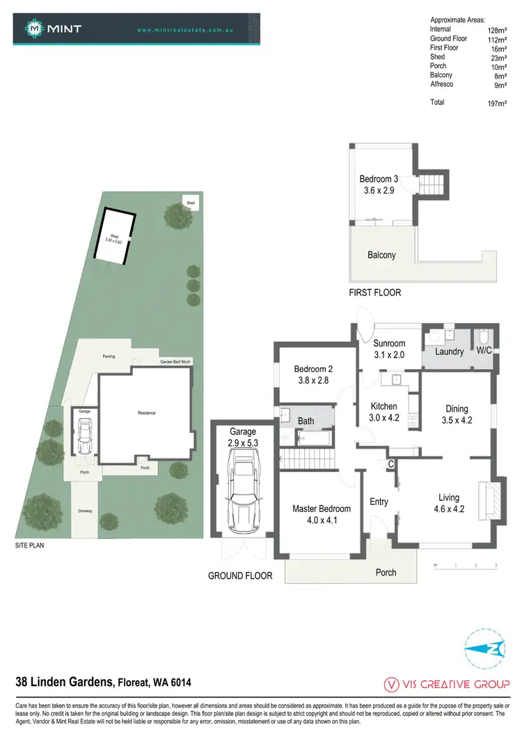 Floorplan of Homely house listing, 38 Linden Gardens, Floreat WA 6014