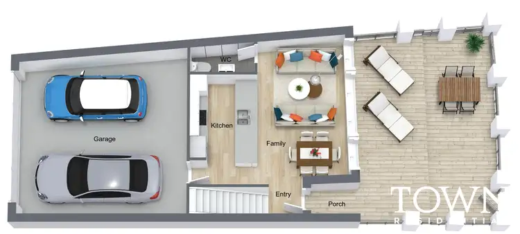 Floorplan of Homely townhouse listing, 4/5 David Street, O'connor ACT 2602