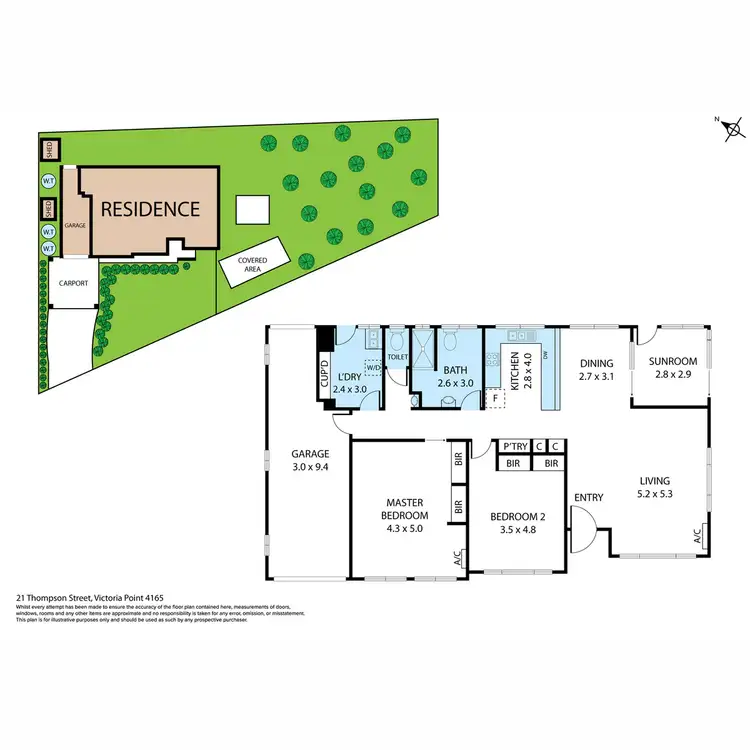 Floorplan of Homely house listing, 21 Thompson Street, Victoria Point QLD 4165
