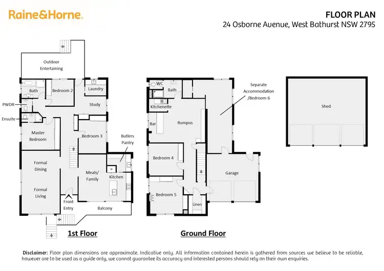 Floorplan of Homely house listing, 24 Osborne Avenue, West Bathurst NSW 2795