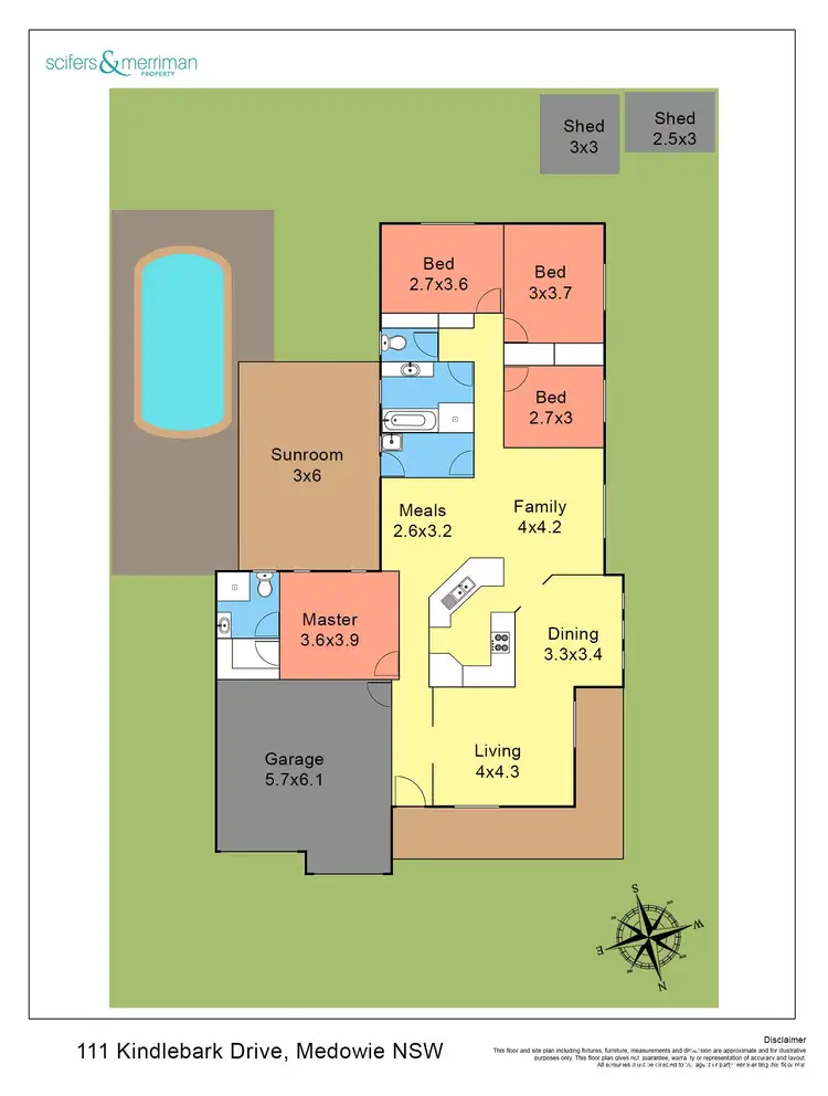 Floorplan of Homely house listing, 111 Kindlebark Drive, Medowie NSW 2318