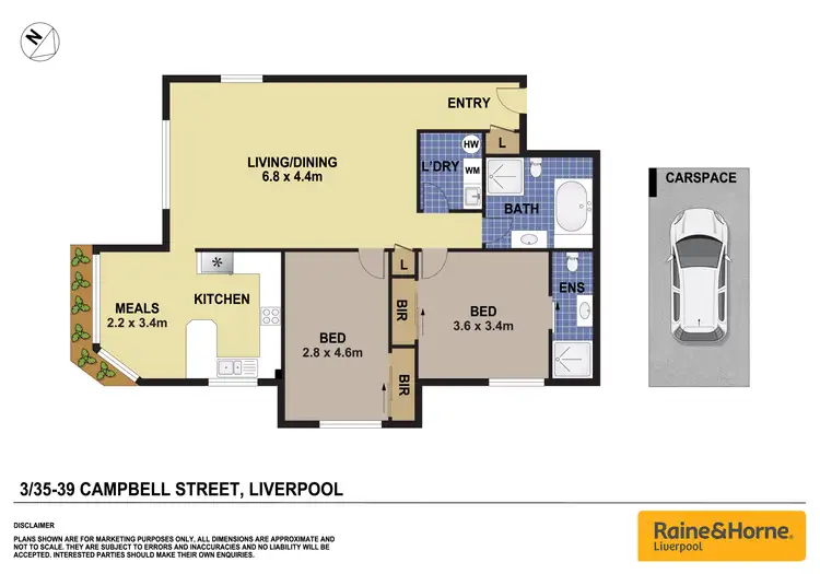 Floorplan of Homely unit listing, 3/35 Campbell Street, Liverpool NSW 2170