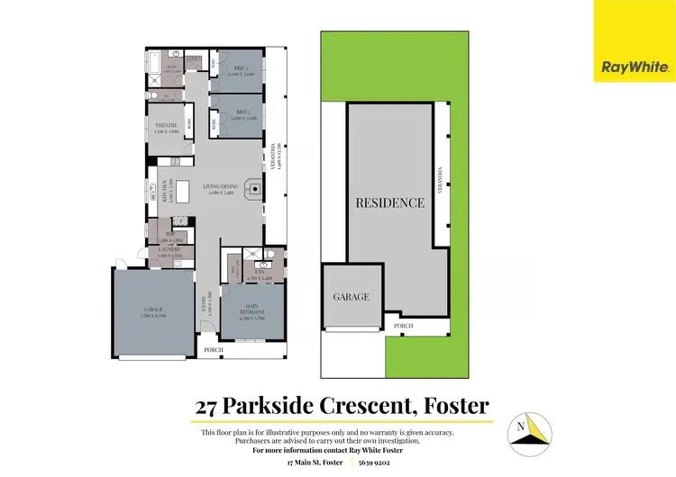 Floorplan of Homely house listing, 27 Parkside Crescent, Foster VIC 3960