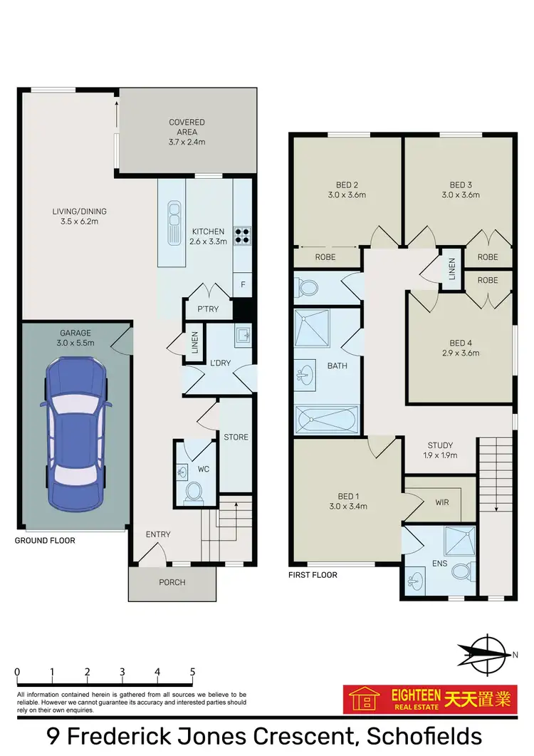 Floorplan of Homely house listing, 9 Frederick Jones Crescent, Schofields NSW 2762