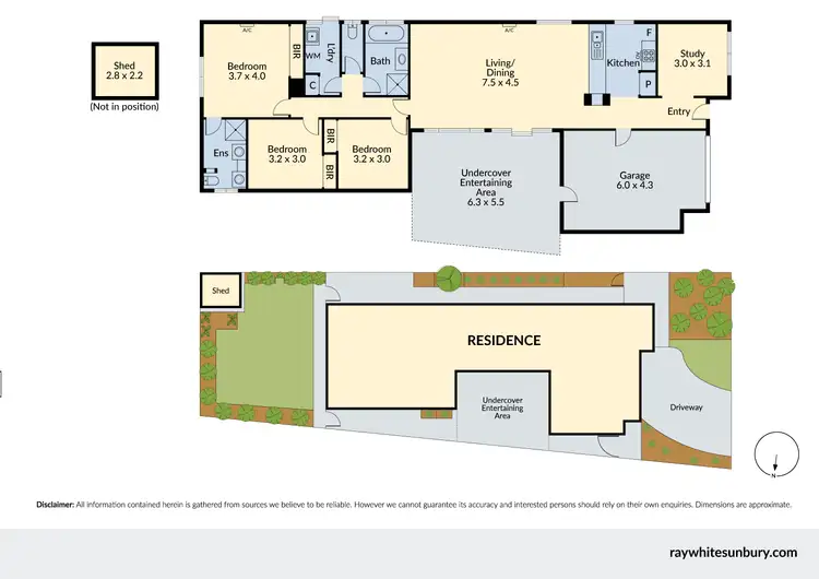 Floorplan of Homely house listing, 5 Robyn Street, Brookfield VIC 3338