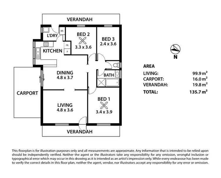 Floorplan of Homely house listing, 1B Milnes Road, Strathalbyn SA 5255