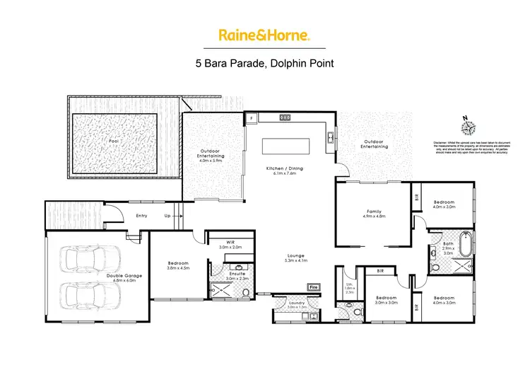 Floorplan of Homely house listing, 5 Bara Parade, Dolphin Point NSW 2539