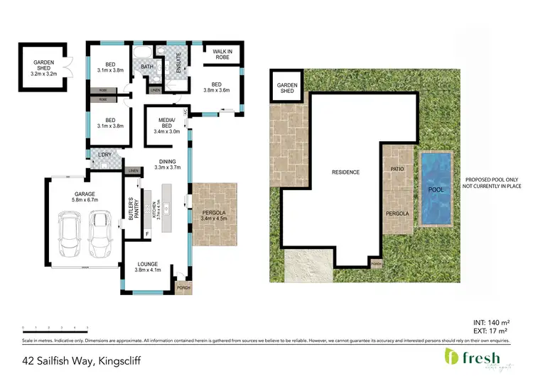 Floorplan of Homely house listing, 42 Sailfish Way, Kingscliff NSW 2487