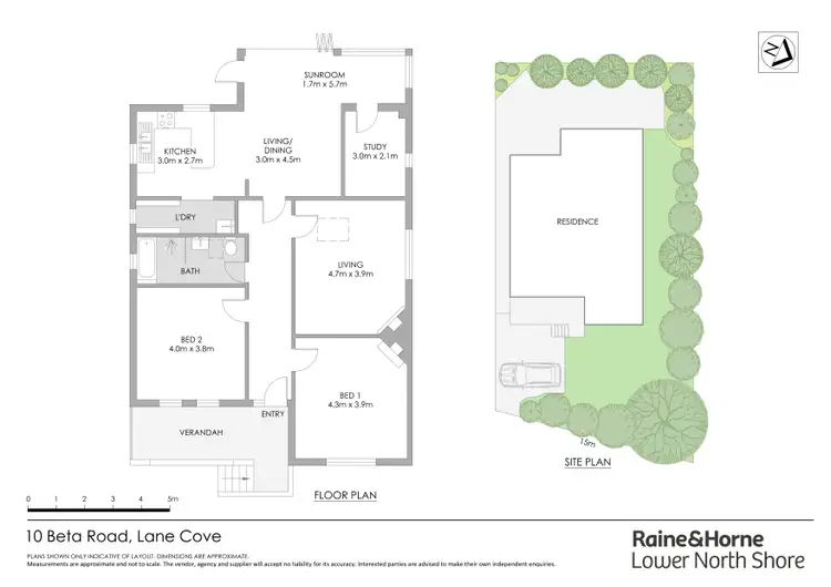 Floorplan of Homely house listing, 10 Beta Road, Lane Cove NSW 2066
