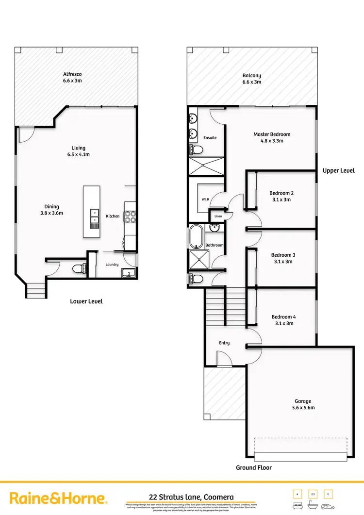 Floorplan of Homely house listing, 22 Stratus Lane, Coomera QLD 4209