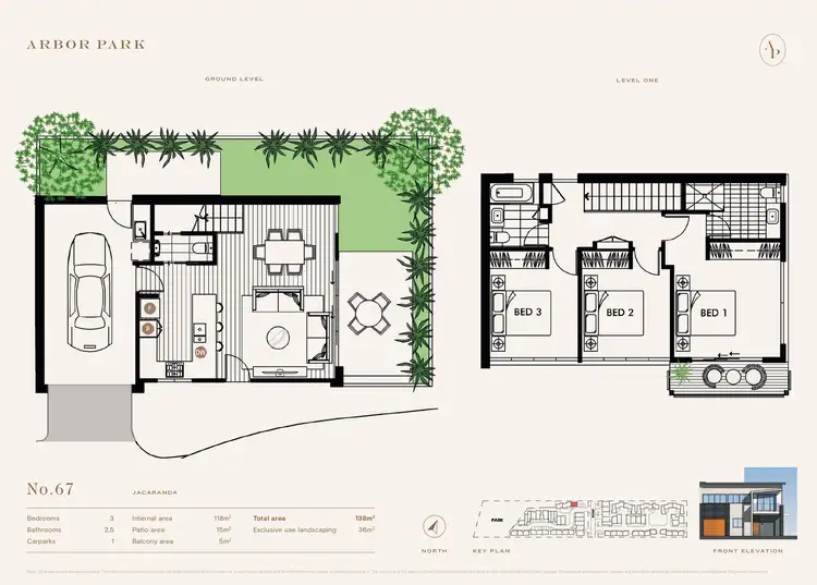 Floorplan of Homely townhouse listing, 67/35 Sorrento Street, Wynnum West QLD 4178
