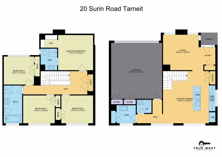 Floorplan of Homely house listing, 20 Surin Road, Tarneit VIC 3029