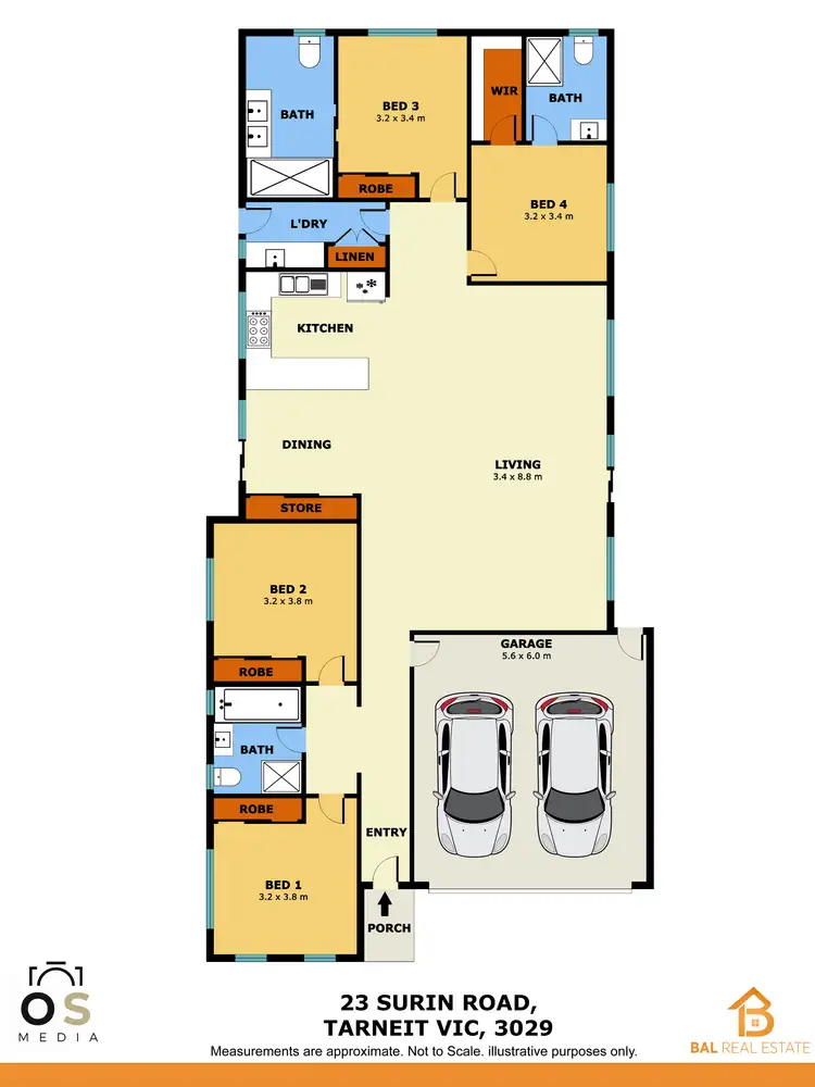 Floorplan of Homely house listing, 23 Surin Road, Tarneit VIC 3029