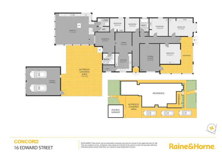Floorplan of Homely house listing, 16 Edward Street, Concord NSW 2137