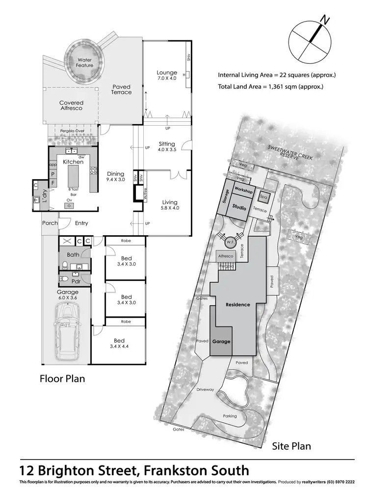 Floorplan of Homely house listing, 12 Brighton Street, Frankston South VIC 3199