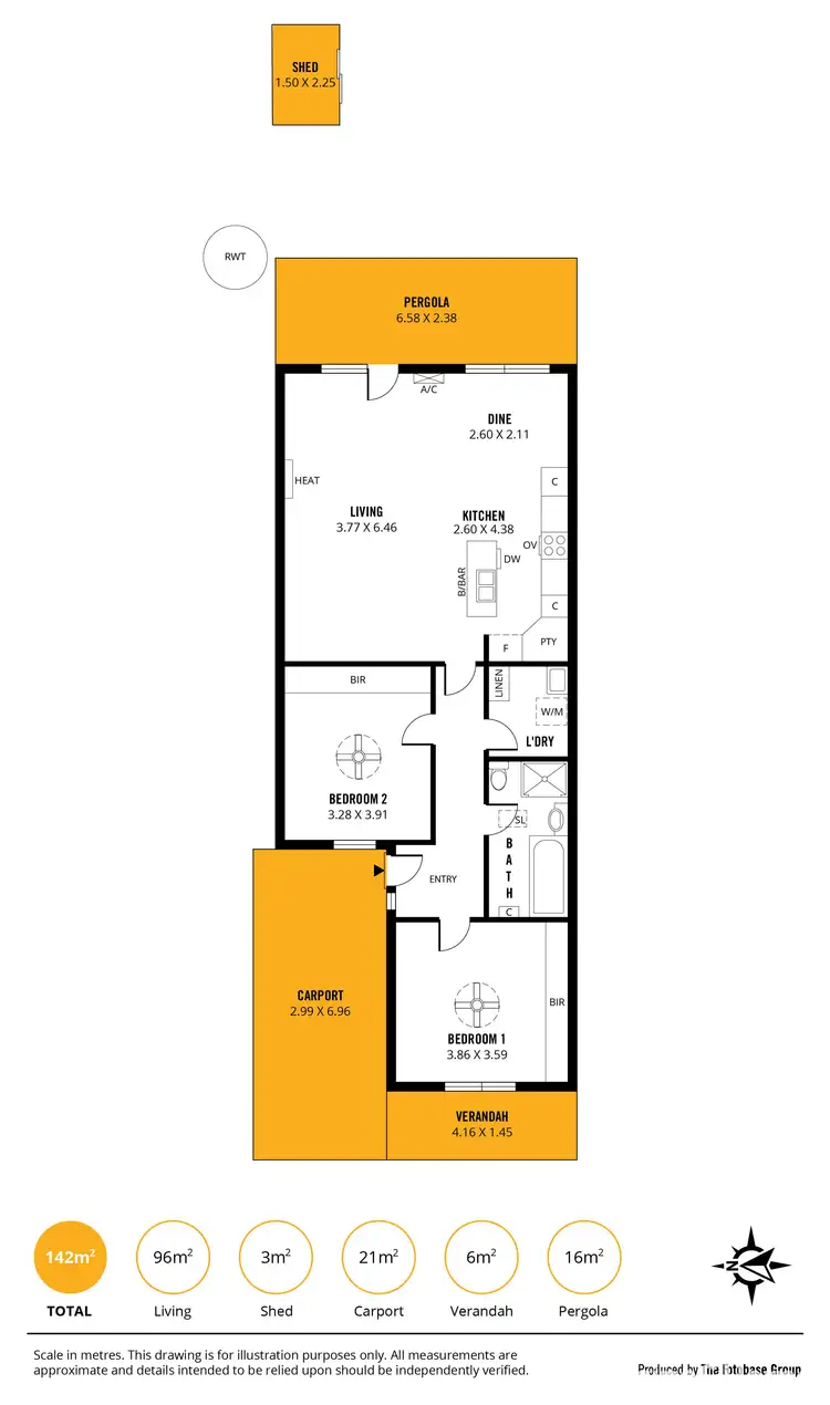 Floorplan of Homely house listing, 1/61 Kenilworth Road, Parkside SA 5063