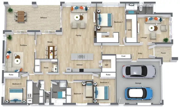 Floorplan of Homely house listing, 8 Ikara Close, Dunlop ACT 2615